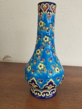 Vase émaux de longwy.