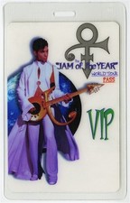 Prince 1997 Emancipation gira de conciertos banda escenario VIP pase backstage laminado