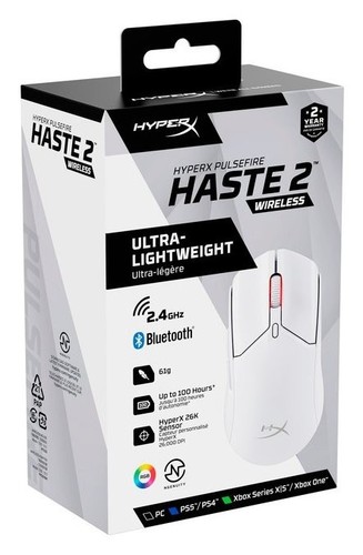 Souris Gaming HyperX 8R2E7AA Blanc