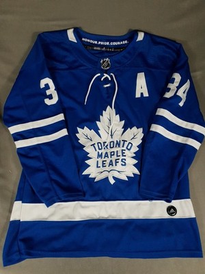 Toronto Maple Leafs Auston Matthews Trikot Größe 54 Blau Adidas Herren Authentic 34