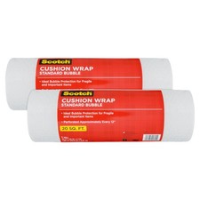 4 Pack Air Pillow Film Cushion - 984' x 16" Small Bubble Packaging Roll
