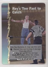 2000 WCW Nitro Trading Card Game Thunder Rey Mysterio Jr n1u