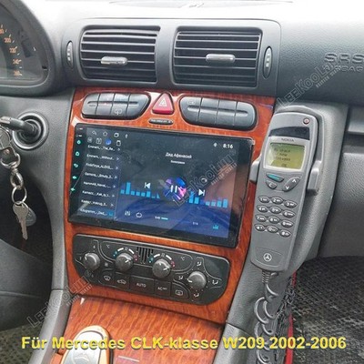 2+64G Für Mercedes CLK-klasse W209 2002-2006 Autoradio Carplay Android 15.0 NAVI