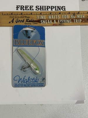 Vintage Blue Fox 3  Wiglstik Lipless Countdown Fishing Lure NOS TACKLE BOX FIND