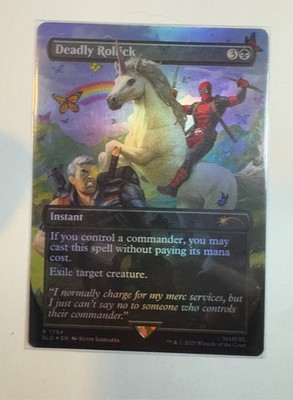 Deadly Rollick (Rainbow Foil) Deadpool Secret Lair Drop Foil NM