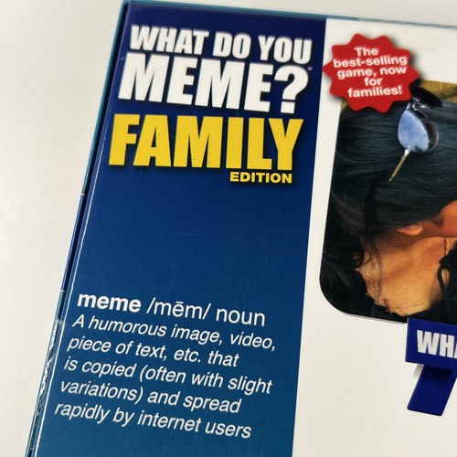 WHAT DO YOU MEME? Family Edition: Brand New Factory Sealed - For ages 8 and up! - Picture 17 of 20
