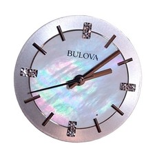 96l191 Bulova Mop Wcrystals Stainless Steel Band Womens For Parts Disassembled 96l191 Bulova Mop Wcrystals Stainless Steel Band Womens For Parts Disassembled