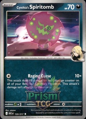 Cynthias Geistomb 133/217 Uncommon Ascended Heroes Pokemon