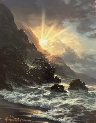 ロイ.ゴンザレス.タボラ　ハワイ Roy Gonzalez Tabora @Hawaii Seascape Print On Paper 14
