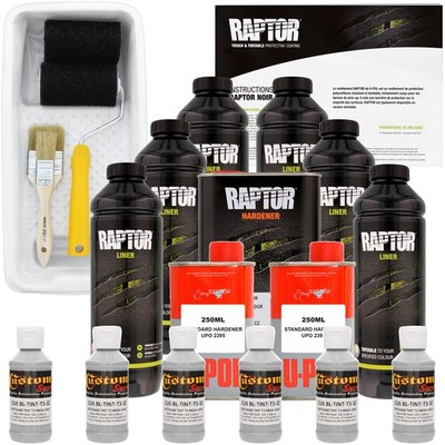 U-POL Raptor Tintable Mesa Gray Spray-On Truck Bed Liner Kit - , 6 Quarts