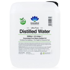 Distilled Water - 100% Ultra Pure Food Grade - 5 Litres