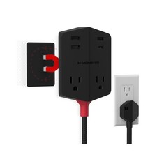 Monster Power Shield: Magnetic Wall Outlet Extender, Multiple Plug ... Fast Ship