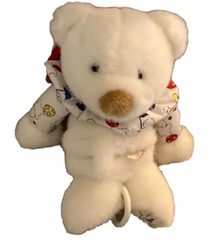 VTG Carters Prestige Bear Musical Crib Toy Plush Lullaby Nursery Gift Tested