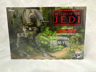 #ad MPC Star Wars: Return of The Jedi AT ST Snap 1:144 Scale Model NEW $25.79