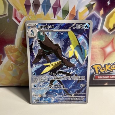 Pokemon - 142/132 - Inteleon Art Rare - Holofoil - NM/Mint - Mega Evolution
