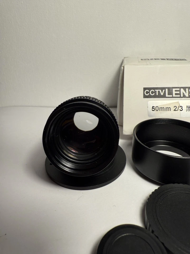 Lente de TV CFTV 50mm 1:1.4 2/3 - Imagem 2 de 4