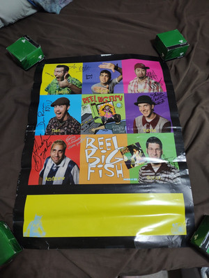 Vintage - Reel Big Fish - Turn Off The Radio - Autographed Promo Poster *RARE* 3