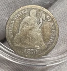 1876 Liberty Seated Dime