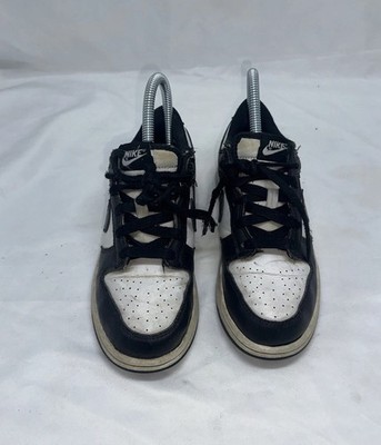 Nike Dunk Low White Black Panda Pre School Size 2Y 2Youth Little Kid CW1588-100