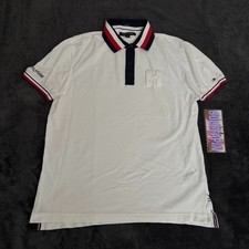 Tommy Hilfiger Men's Medium Regular Fit Solid Stretch Cotton Mesh Polo Shirt