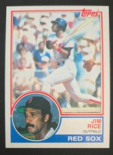 1983 Topps - Jim Rice #30 ⚾️ Red Sox