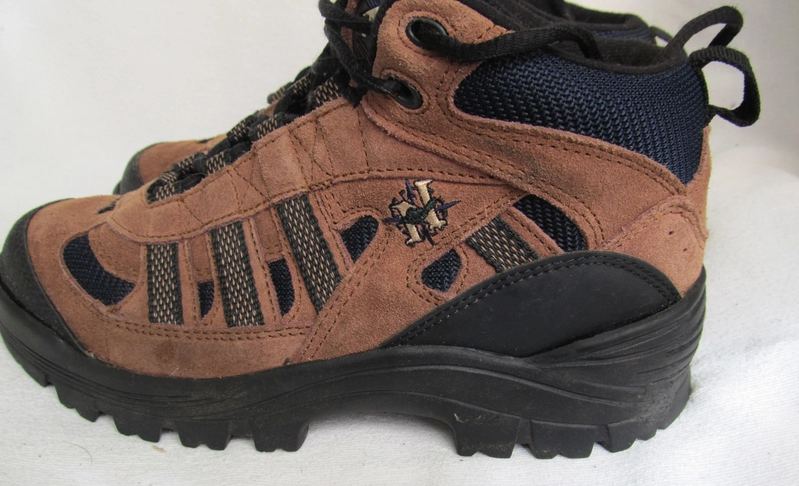Nevados LOGO Mens Mid Hiking Boot Leather Suede Brown US Size 8