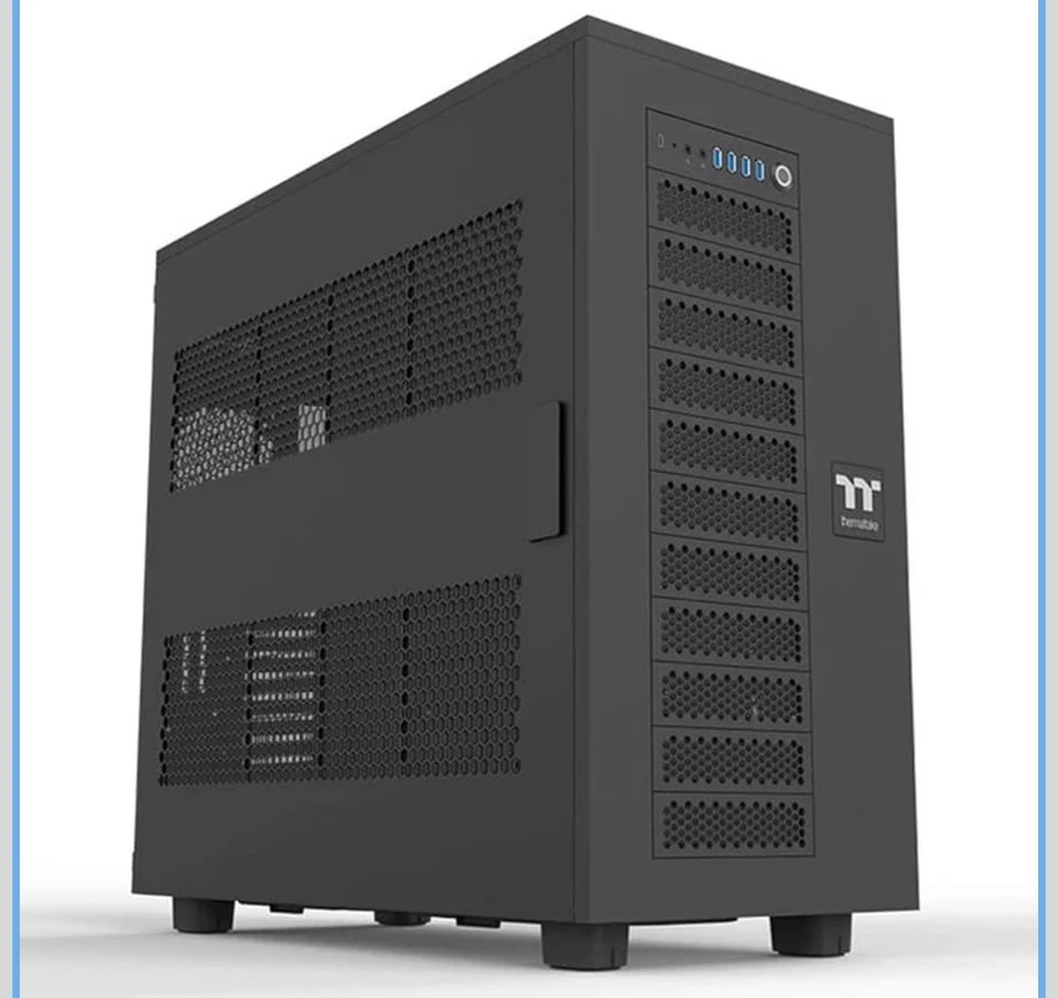 Thermaltake AX700 Super Tower Case E-ATX/SSI-EEB 18 FANS 560mm Rad 630mm GPU BLK - Image 3 of 4