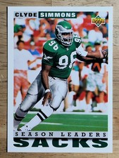 1993 Upper Deck #422 Clyde Simmons SL