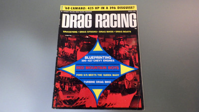 1968 DRAG RACING Magazine *Stockers Funny Car Drag Bike Boats Ford SS Camaro 425