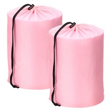 Drawstring Bag, Storage Bags, 7x13"  2Pcs  Pink