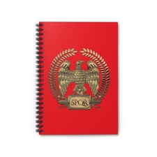 SPQR Spiral Notebook