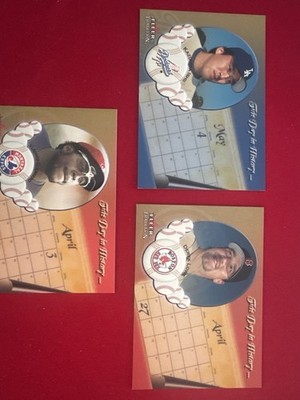 Fleer Tradition This Day in History Insert Lot Ichiro Schilling Vlad Guerrero