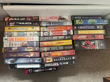 VHS video Tape Joblot Head Cleaner, Sealed Blank, Comedy, Movies Etc