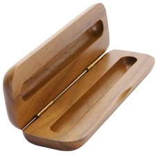 WOODRIVER Single Pen Presentation Case Walnut