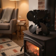 Innovativo Ventilatore per Camino Calore Attivato - Circolazione Aria Silenziosa ed Efficiente
