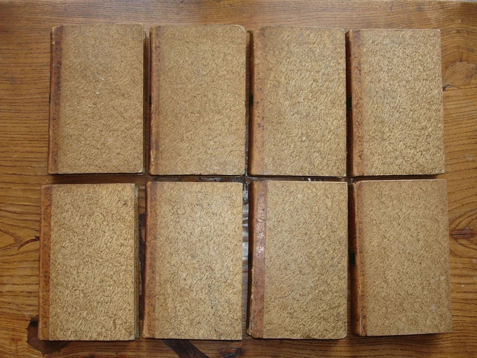 7764 Molière Oeuvres 8/8 vol. complet Didot 1813 - Photo 2/4