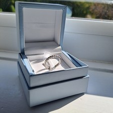 Platinum Diamond 1 ct Full Eternity Ring Size L