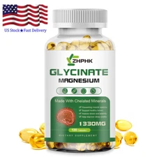 Magnesium Glycinate With Vitamin D3 For Sleep Support, Stress & Anxiety Relief
