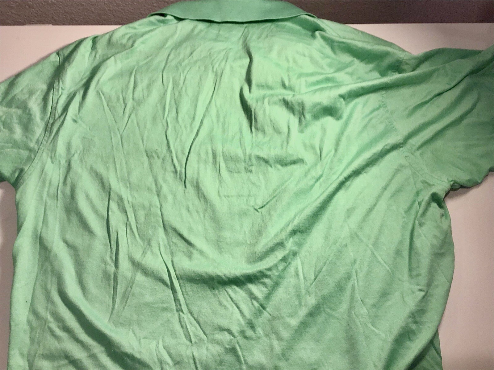 Solid Authentic Golf Men Peter Millar Green Polo … - image 4