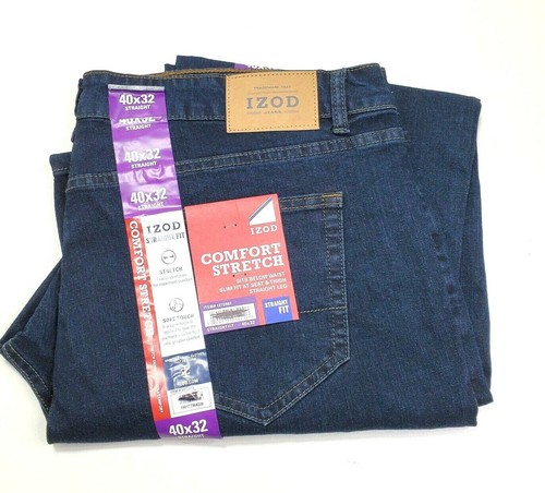 izod straight fit jeans