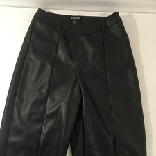 pretty little thing faux leather pants Petite Size 2