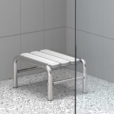 Heavy Duty Step Stool for Adults Seniors 300 lb Non Slip Stainless Steel 5/9in