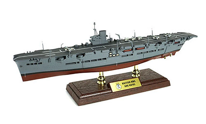 MODELLINO NAVE STATICO FORCES OF VALOR BATTLESHIP HMS CARRIER ARK ROYAL 1/700 - Immagine 2 di 4
