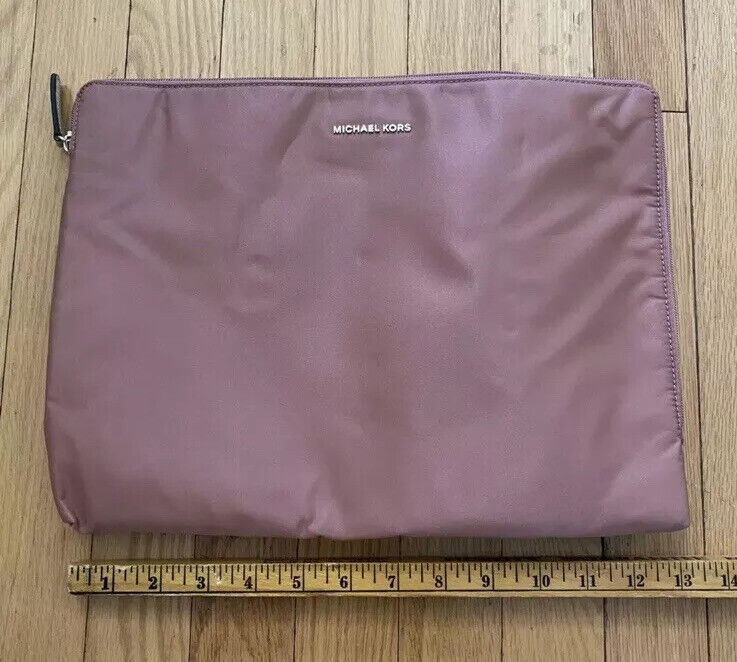 Michael Kors Rose Pink Nylon Laptop Sleeve