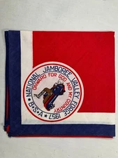 1957 National Jamboree Neckerchief BSA JSP Patch