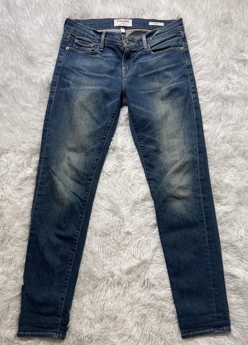 FRAME Le Garcon Boyfriend Jeans Size 25 Waist Riley Wash Garçon LGJ829 Tapered - Picture 2 of 7