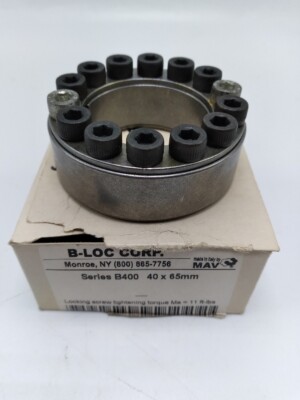 B-Loc Corp. SERIES B400 Locking Assembly/Keyless Bushing 40X 65mm 
