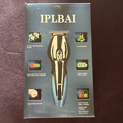 IPLBAI All-In-One Hair Clippers Beard Trimmer for Men 6 in 1 Multi (Black) 