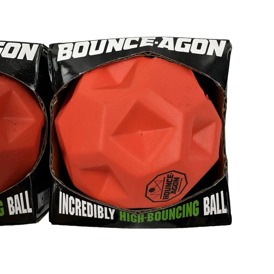 (2) - Bounce Agon Incredibly High Bouncing Ball Red Pack of 2 - Image 2 of 3