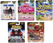 NEW Hot Wheels POP CULTURE PREMIUM 2025 Mix 2 - 5 Pack Set Die-Cast 1:64 Scale